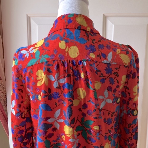 Maeve by Anthropologie Long Sleeve Multicolor Light Shirt - Picture 6 of 12